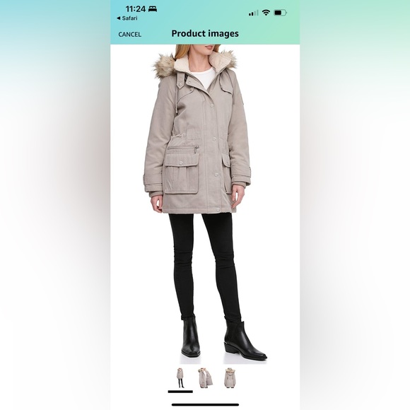 DKNY FUR Suede Coat 🧥🫶🏻 - Picture 9 of 11